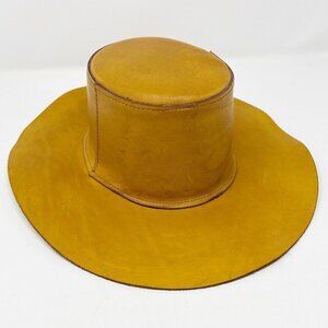 VINTAGE | Skully's by Henschel Western Tan Leather Hat